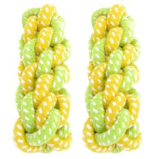 블럭마트 반려동물 로프볼 12 x 4 cm, 혼합색상, 2개