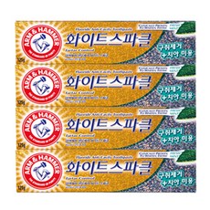 암앤해머 화이트스파클 치약, 121g, 4개