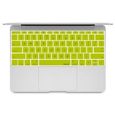 맥컬리 맥북 12인치용 키보드 스킨 KBGUARDMB, 그린(KBGUARDMBGN), 1개
