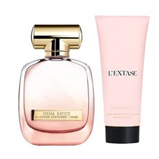 니나리치 렉스타즈 까레스 드 로즈 리제 오드뚜왈렛 + 바디로션 세트, 향수 30ml+ 바디로션 100ml, 1세트