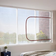 알뜨리 에어캡 방풍비닐 창문 베란다용 + 양면테이프, 와인지퍼
