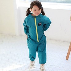따블리에 아동용 쁘띠아트 지퍼형 미술전신가운