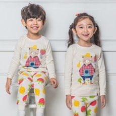 퓨코 아동용 베어파머 30수 내의 상하의 세트