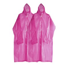 SAPA EVA雨衣私款2p, 粉色的