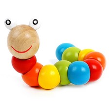 OZ TOY 關節蠕動毛毛蟲學習玩具, 混色