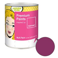 노루페인트 팬톤멀티 에그쉘광 핑크 바이올렛 계열 페인트 1L, 보이선베리(19-2431), 1개