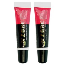 고밀도 ZORU 스크럽 크림 남성용러브젤 튜브형, 10ml, 2개