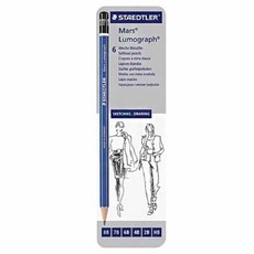 STAEDTLER 素描鉛筆 100G6, 混色, 6件