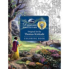 The Disney Dreams Collection Original Art by Thomas Kinkade Coloring Book, Andrews McMeel Pub