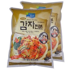 청은 혼합 감자전분, 1kg, 2개