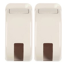 블럭마트 주방 비닐봉투 보관 정리함, 화이트, 2개입