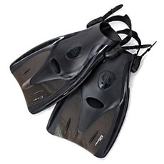 투사스포츠 스노클링 오리발 숏핀 UF-14Z, 블랙