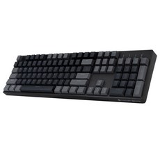앱코 HACKER 다크그레이 믹스 PBT 키보드 갈축 K3000, 블랙
