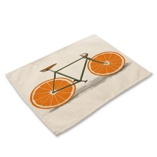 비케이 자전거 식탁매트, 5, 가로 42cm x 세로 32cm