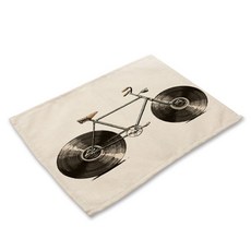 비케이 자전거 식탁매트, 7, 가로 42cm x 세로 32cm