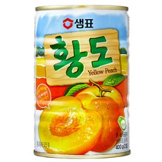 샘표 황도 통조림, 400g, 24개입