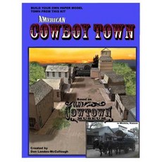 American Cowboy Town: A Paper Model Kit Paperback, Heyukid!