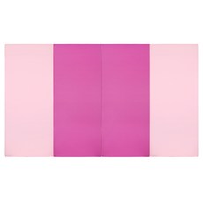 퍼니존 퍼니 테라피 베이비 핑크 비비드 시리즈 6 유아폴더매트, 베이비 핑크 + 핫 핑크