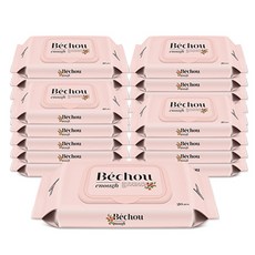 베슈 NEW 이너프 유아물티슈 휴대캡형, 20매, 20팩