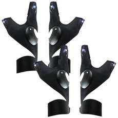 Block Mart露營釣魚LED手套右手2入+左手2入, 混色