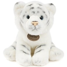 나라토이 시팅 타이거 봉제인형 25cm, 백호(화이트)