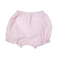 우주아이 여아용 호박 속바지 도트