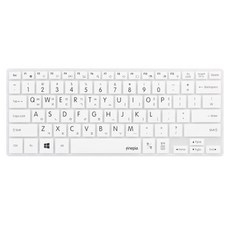 파인피아 삼성 노트북 아티브북M/NT110S1R/NT110S1Q 전용 문자인쇄키스킨 SS22, WHITE, 1개