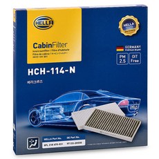 헬라 차량용 에어컨필터, 1개, HCH-114-N(베라 크루즈)
