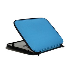 인트존 투톤 지퍼 노트북 파우치 INTC-215X, 스카이 블루, 14.1in