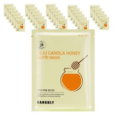 강블리 제주 유채꿀 영양 마스크팩 25ml, 1개입, 30개