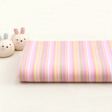DAVIDTEXTILES 플리스 레인보우 ST 패브릭원단 4p, 파스텔 핑크