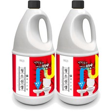아토세이프 청소선생 배수구뻥 세정제, 2L, 2개입