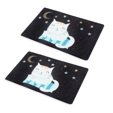 DM 다이나믹 키친 컬러 스타일 발패드 2p, 밤 고양이