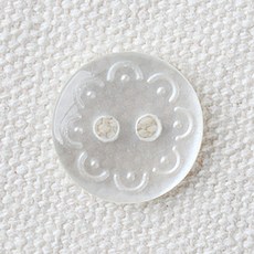 동화상가몰 꽃단추4 11.5mm, 화이트, 15개입