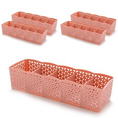 마켓감성 5칸 다용도 정리함, 핑크, 5개