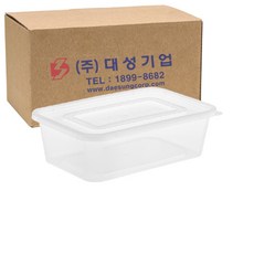 쿡앤락 N직사각밀폐용기 700ml 투명 세트, 250개입, 1개