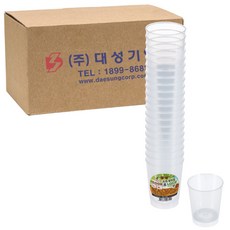 쿡앤락 다회용 소주컵 투명 2.5oz, 800개입, 1박스
