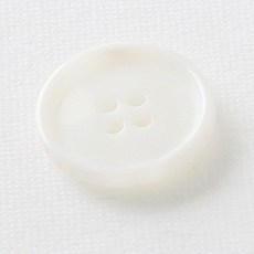 HR빅버튼 워킹 단추 21mm, 화이트, 12개입