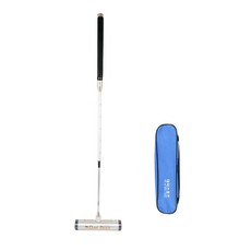 한결 게이트볼 평면그립 3단 줌 스틱 HG-3500, 실버