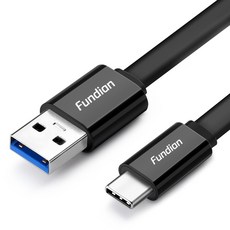 펀디안 C타입 USB3.0 초고속 데이터 충전 케이블 0.25m, 1개