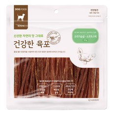 강아지 간식-추천-굿데이 강아지간식 건강한 육포 300g, 오리가슴살 소프트 스틱, 1개