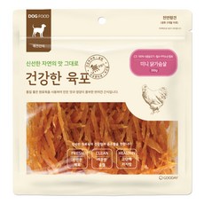 굿데이 건강한육포 반려견간식 300g, 미니 닭가슴살, 1개