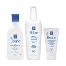 비올란 베이비 2in1 바디 앤 헤어 클렌져 200ml + 모이스처라이징 스프레이로션 200ml + 너리싱 앤 모이스처 라이징크림 50ml, 1세트