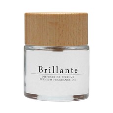 브릴란떼 원형우드캡 차량용 디퓨저 50ml + 선물포장박스, 블랙체리 앤 사케