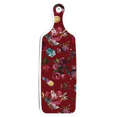 Loem Design 繽紛雙面砧板, 長丹色花蕨 + 紫花藝術品, 1個