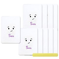 송월타월 요일기분 타올 10p + 미용32 수건, 일, 노랑, 1세트