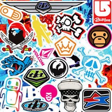 馬達貼紙摩托車改裝貼紙套組, 1套, 板 10