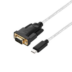 넥스트 USB Type C to 시리얼 변환 컨버터 케이블 1.8m NEXT RS232-TC, 1개