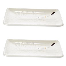 토가마 찔레꽃 모듬 과일접시 1호, 2개입, 접시 2p
