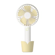 오아 네이처 팬 휴대용 미니 선풍기, OA-FN015, 옐로우